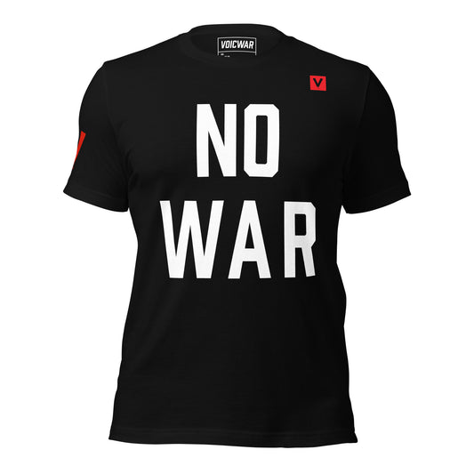 No War anti-war peace advocacy protest t-shirt — VOICWAR