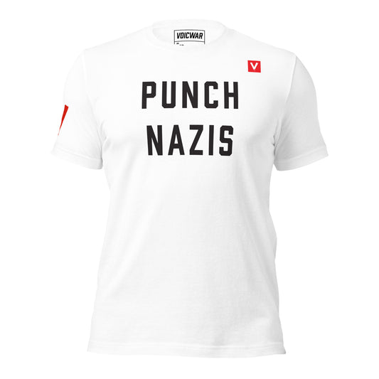 Punch Nazis anti-fascist protest t-shirt — VOICWAR