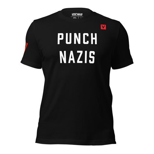 Punch Nazis anti-fascist protest t-shirt — VOICWAR