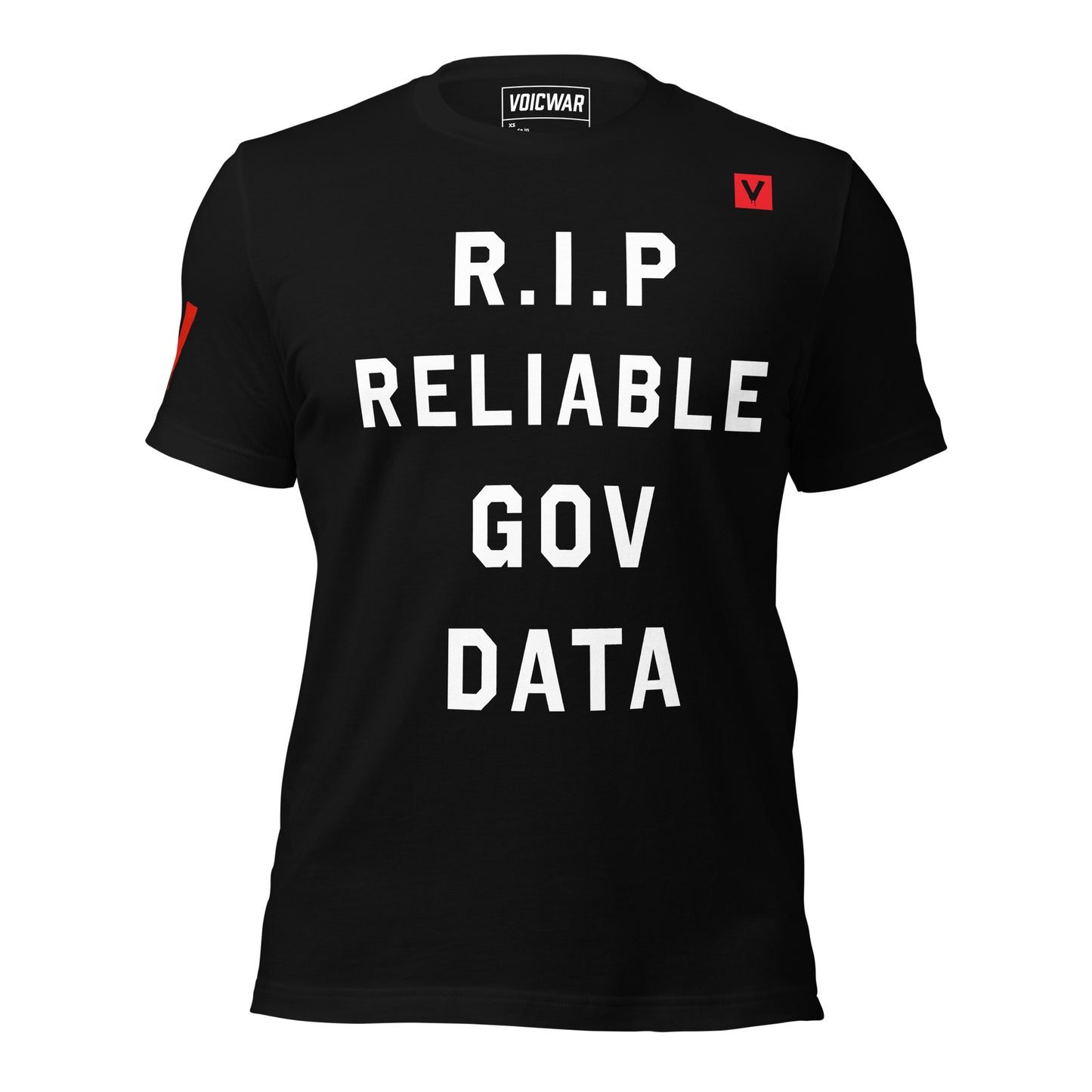 RIP Gov Data open government data accountability protest t-shirt — VOICWAR