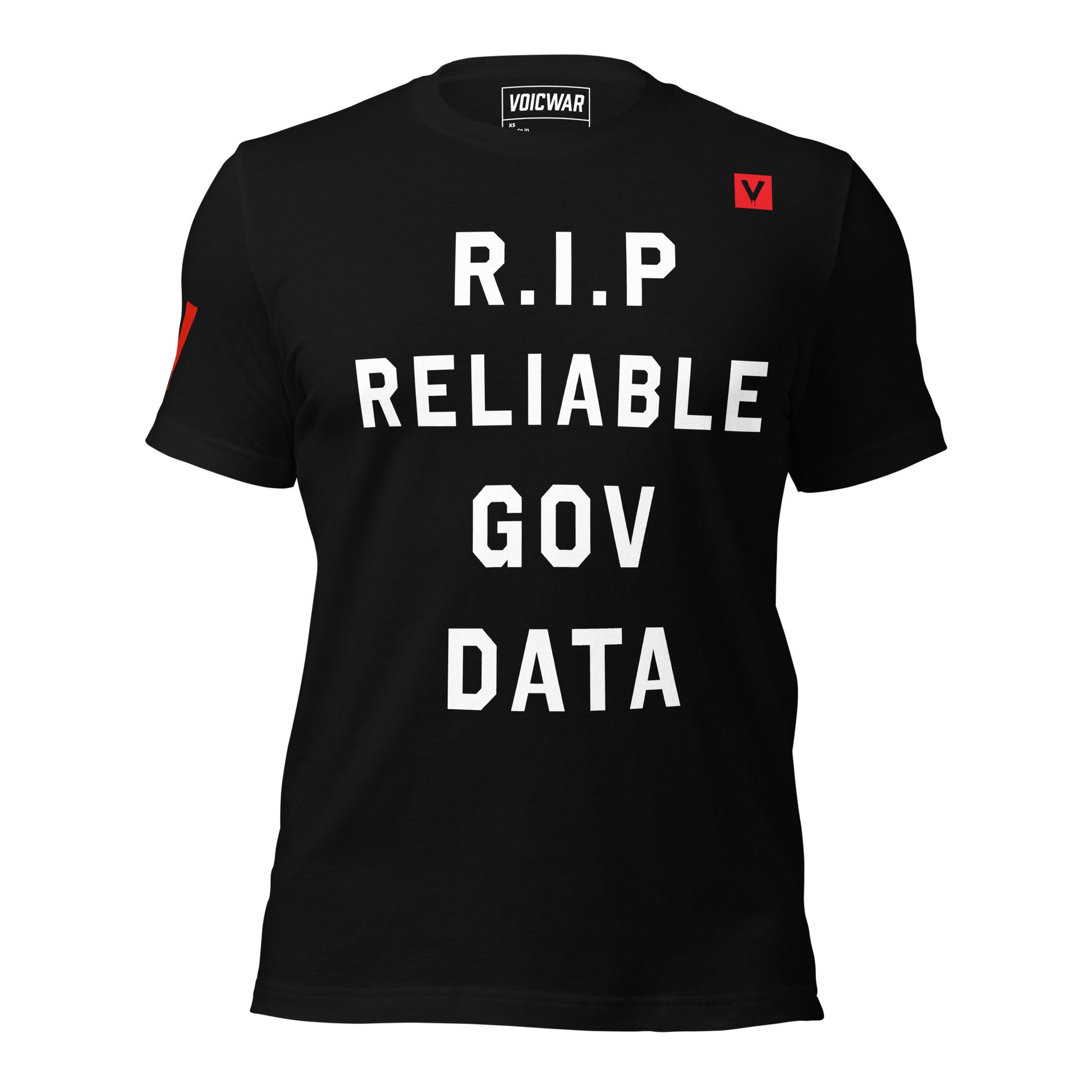 RIP Gov Data open government data accountability protest t-shirt — VOICWAR
