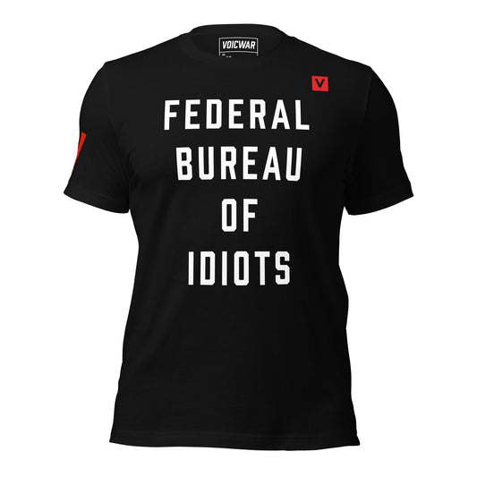 FBI law enforcement independence accountability protest t-shirt — VOICWAR