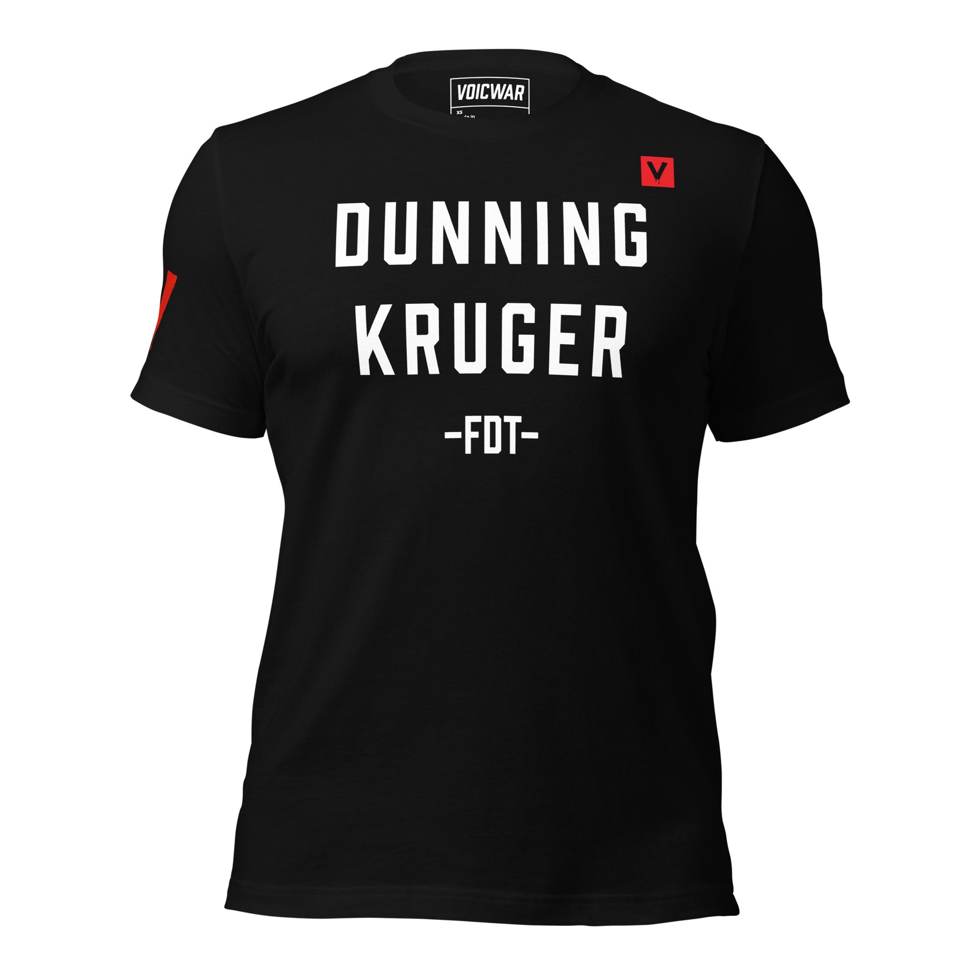Dunning-Kruger Effect political incompetence satire protest t-shirt — VOICWAR
