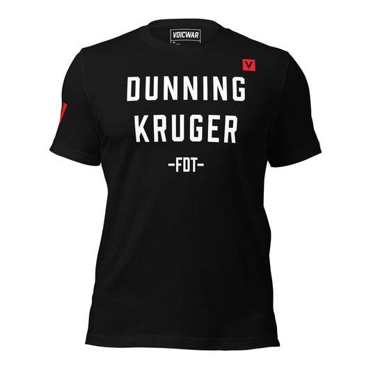 Dunning-Kruger Effect political incompetence satire protest t-shirt — VOICWAR