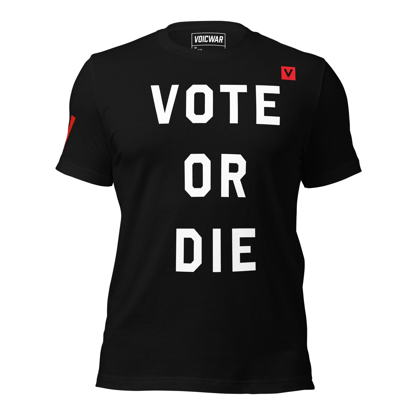 Vote or Die voter turnout urgency protest t-shirt — VOICWAR