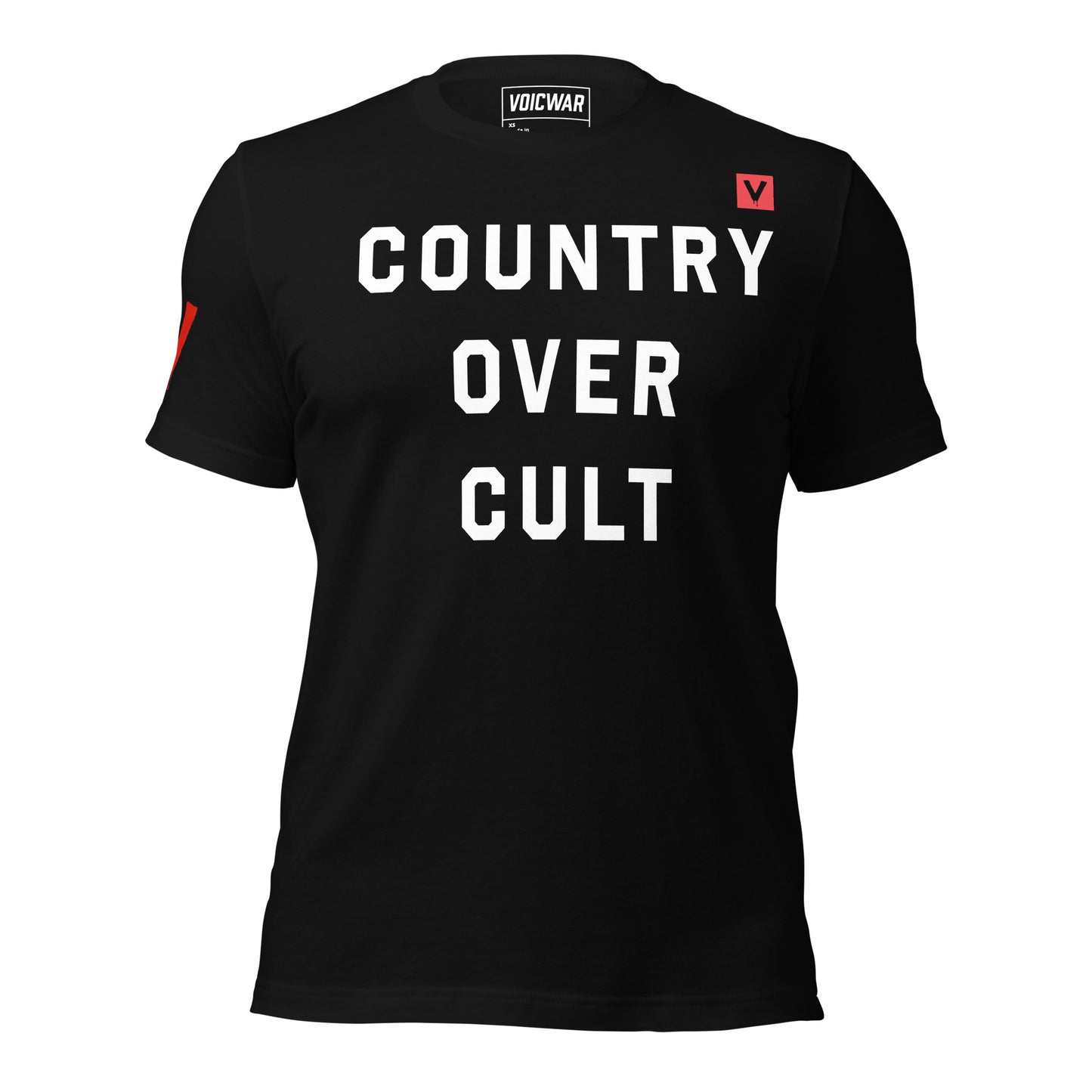 Country Over Cult anti-MAGA democracy protest t-shirt — VOICWAR