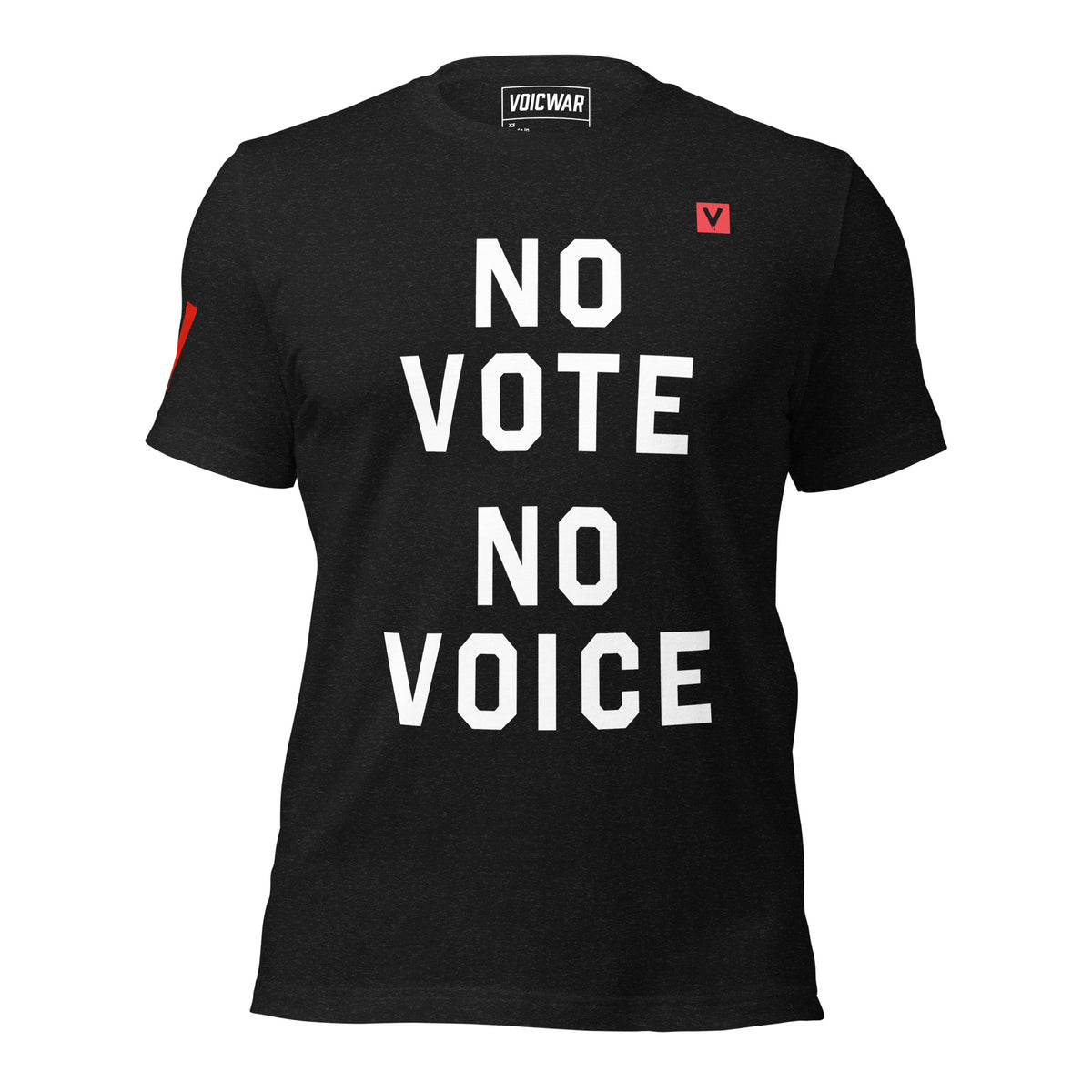 No Vote No Voice voter participation protest t-shirt by VOICWAR
