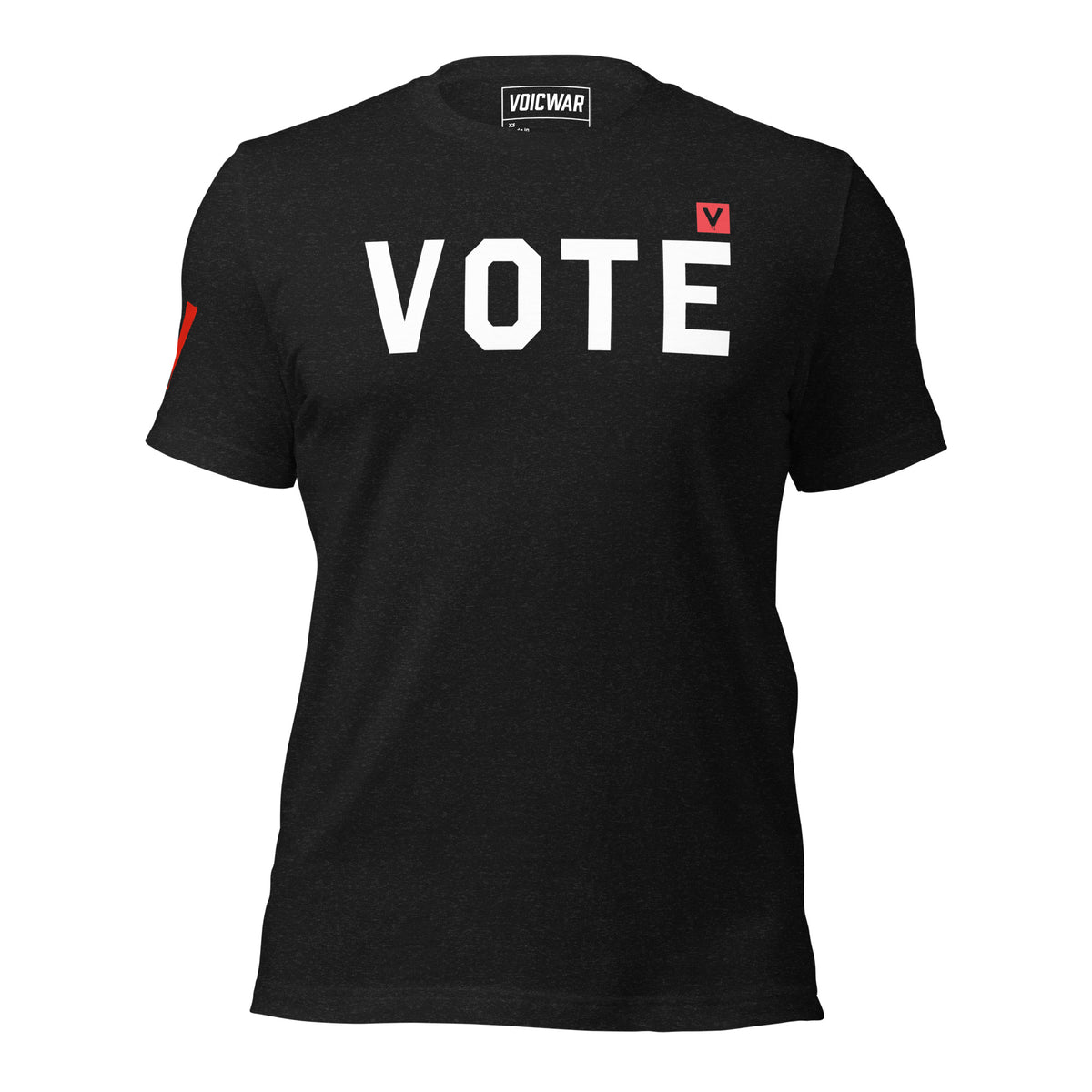 VOTE minimalist get-out-the-vote protest t-shirt by VOICWAR