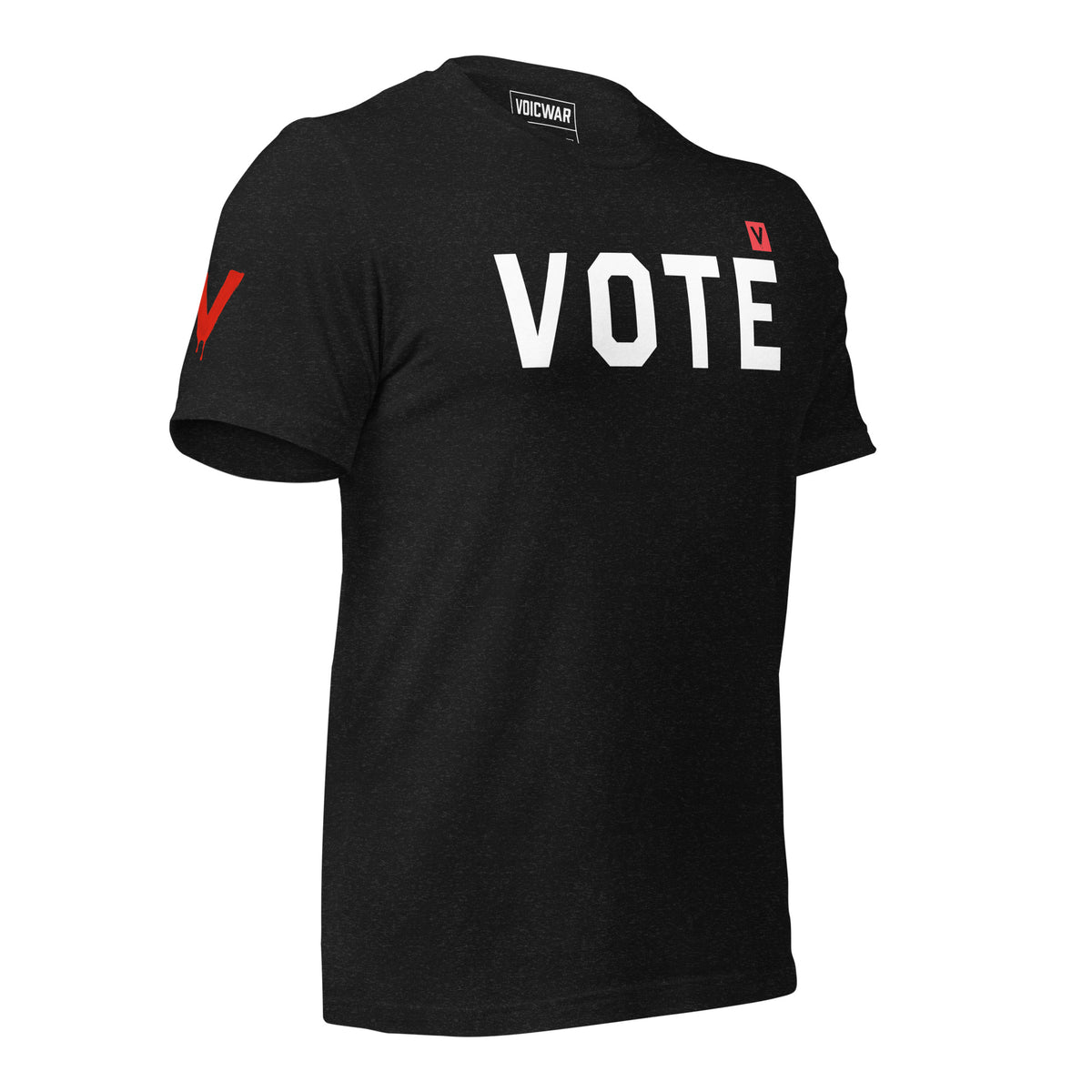 VOTE minimalist get-out-the-vote protest t-shirt by VOICWAR