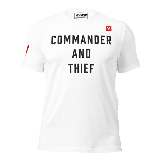 Commander and Thief anti-corruption political protest t-shirt — VOICWAR