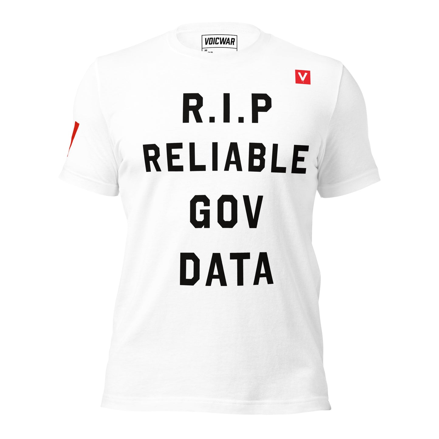 RIP Gov Data open government data accountability protest t-shirt — VOICWAR