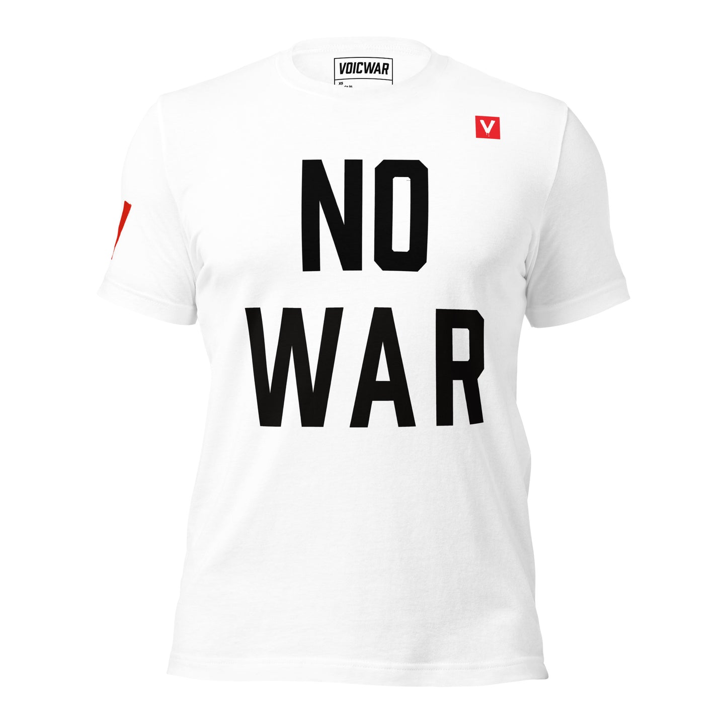 No War anti-war peace advocacy protest t-shirt — VOICWAR