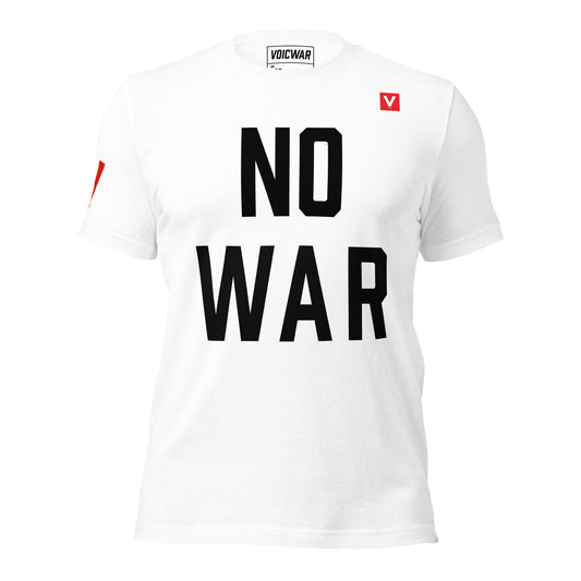 No War anti-war peace advocacy protest t-shirt — VOICWAR