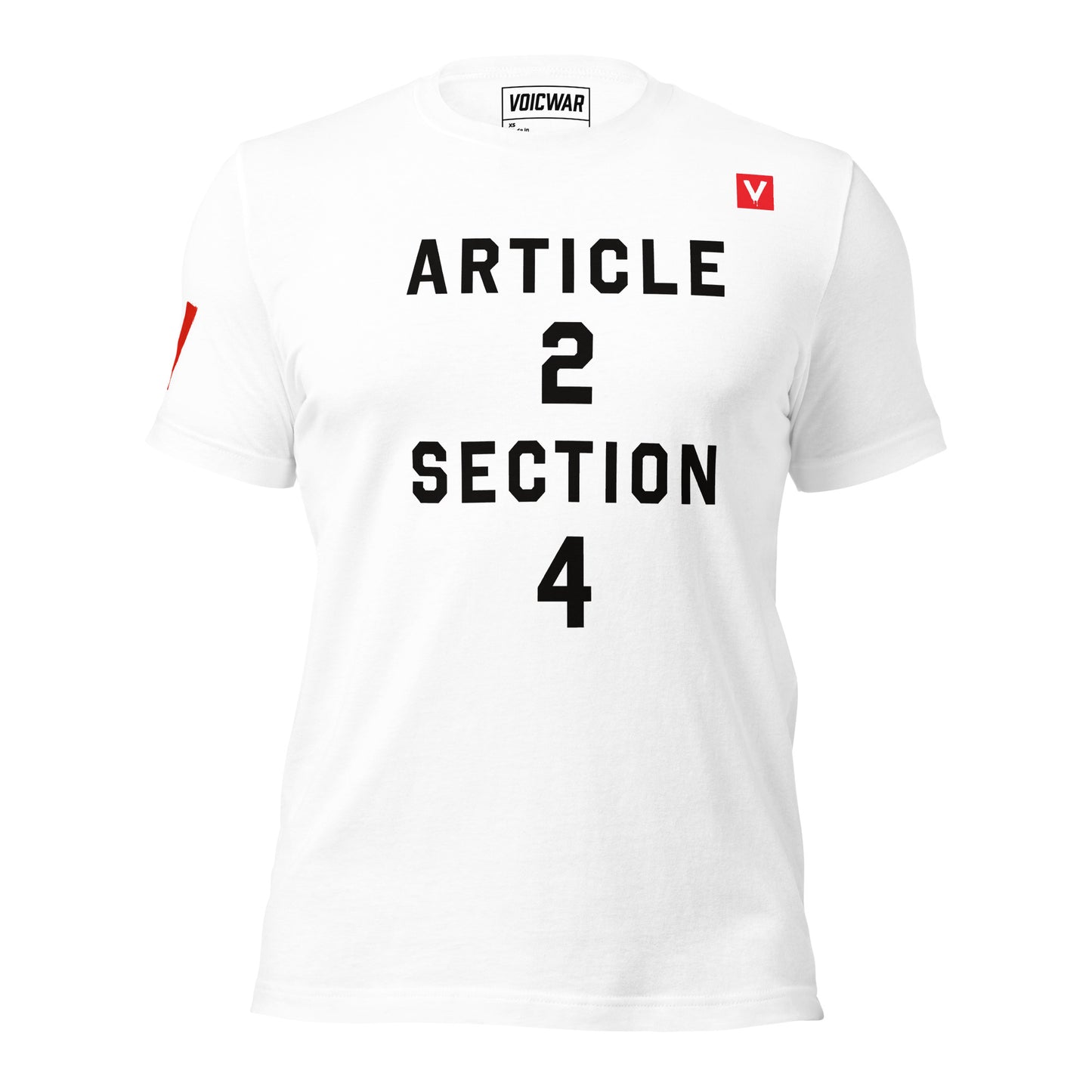 Article 2 Section 4 impeachment clause constitutional protest t-shirt — VOICWAR
