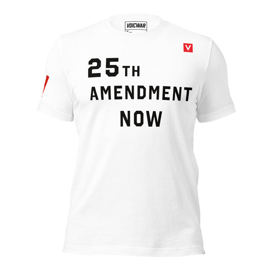 25th Amendment Now presidential fitness protest t-shirt — VOICWAR