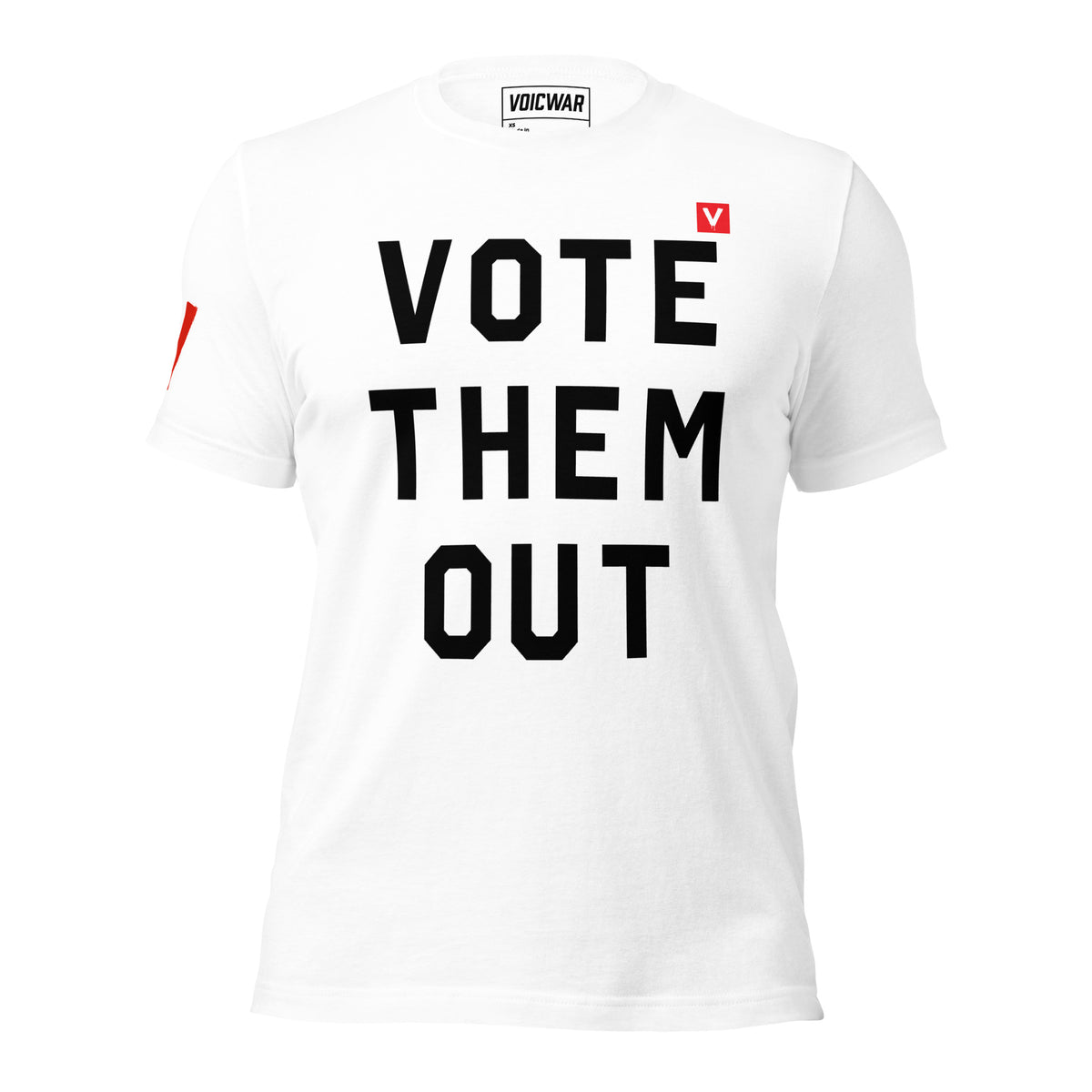 Vote Them Out anti-incumbent election protest t-shirt by VOICWAR