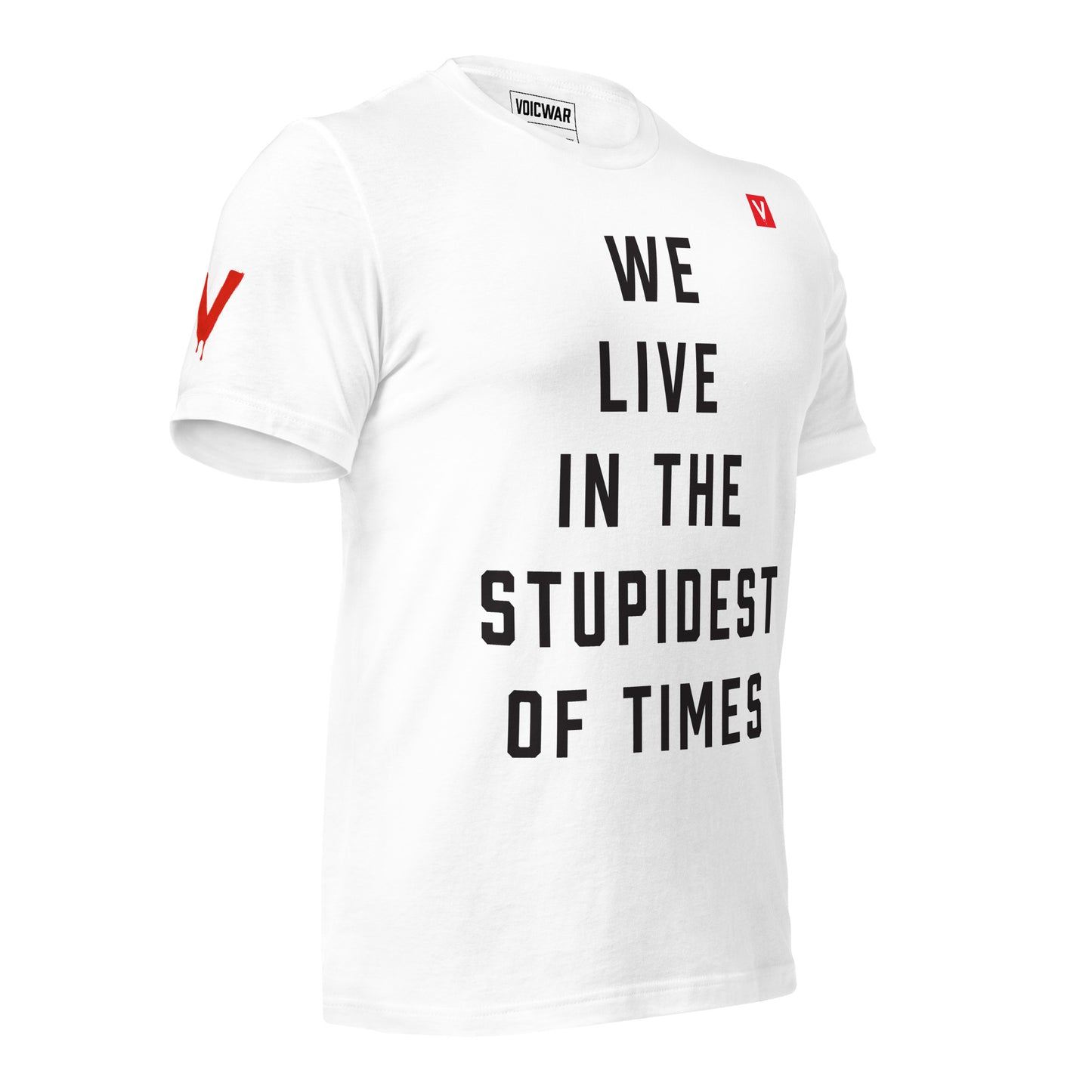 Stupid Times dark humor political protest t-shirt — VOICWAR