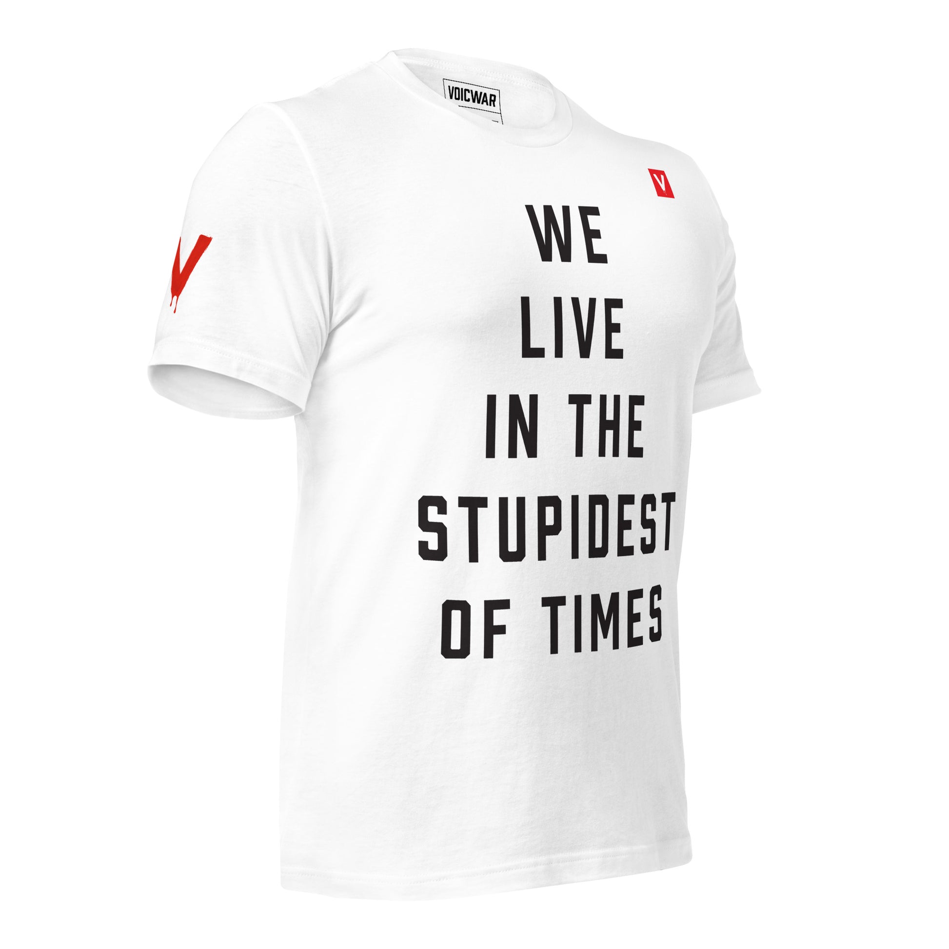 Stupid Times dark humor political protest t-shirt — VOICWAR