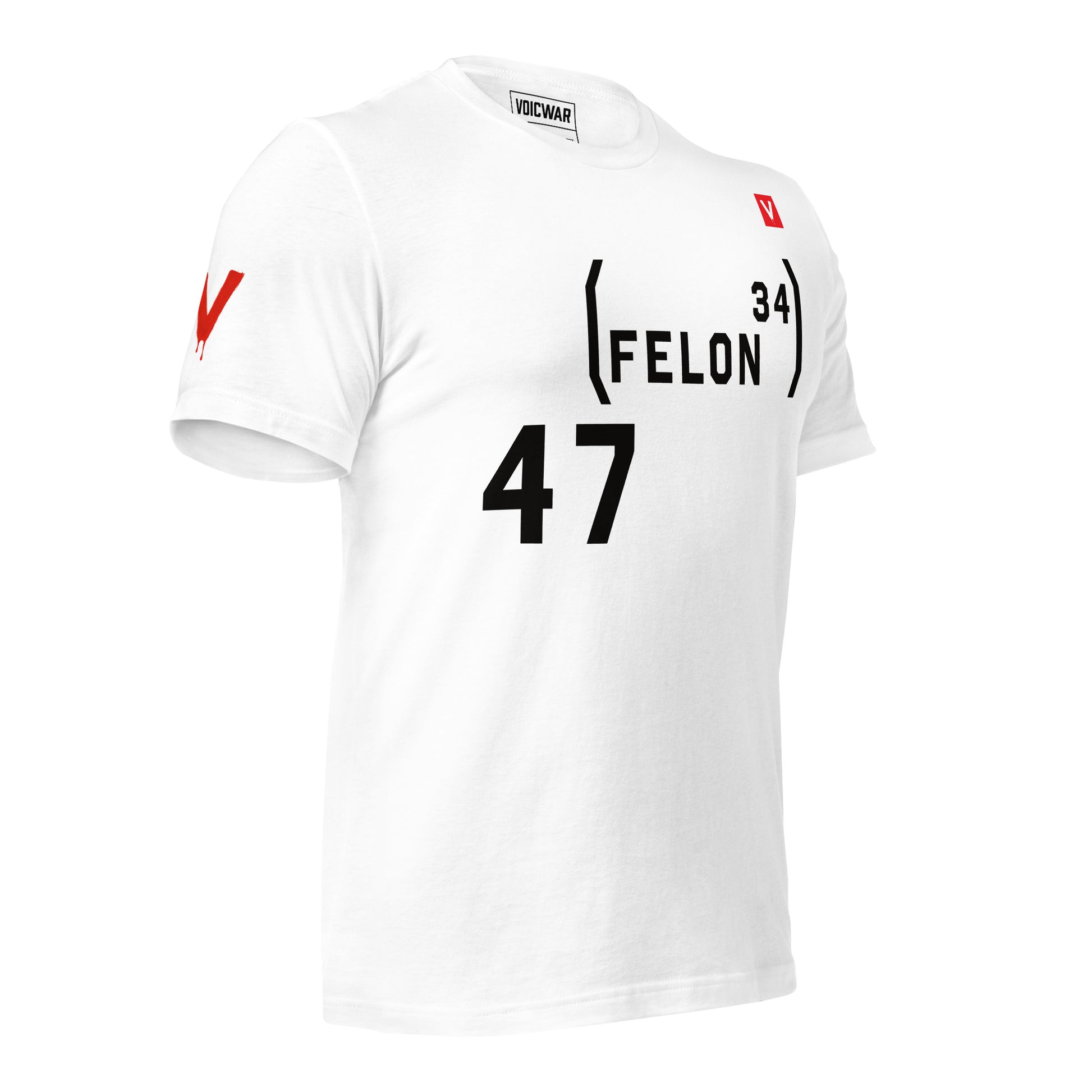 47 Felon 34 Trump conviction accountability protest t-shirt — VOICWAR