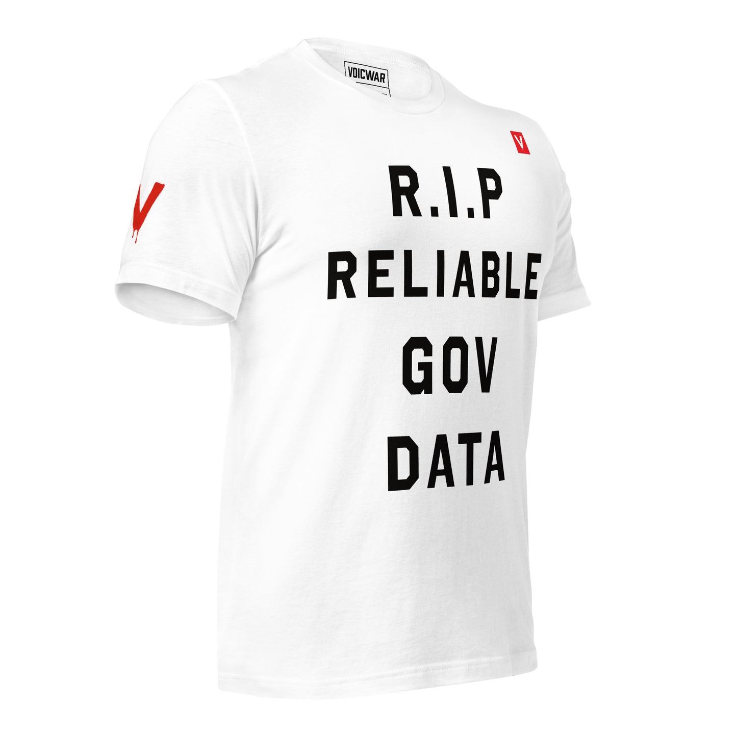 RIP Gov Data open government data accountability protest t-shirt — VOICWAR