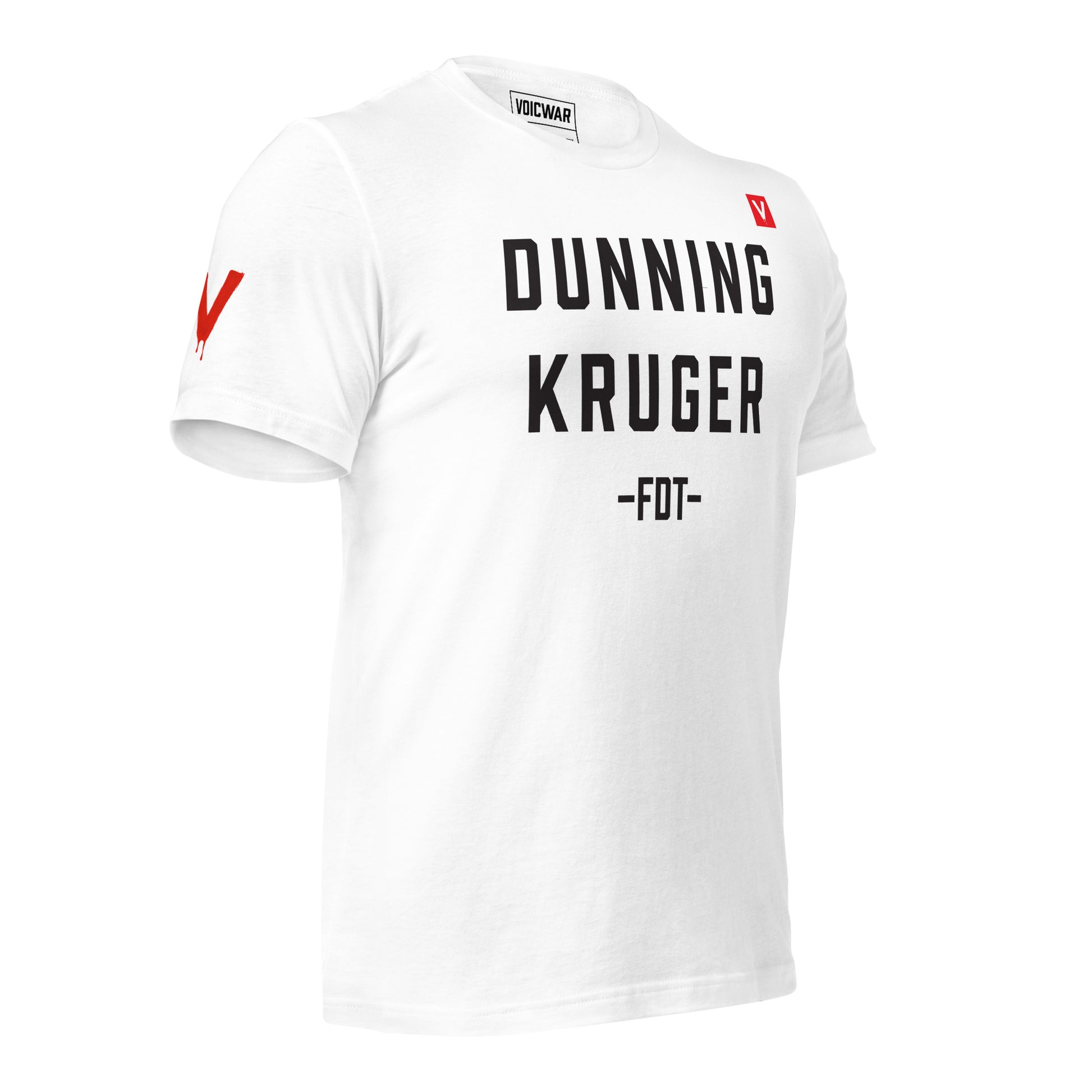Dunning-Kruger Effect political incompetence satire protest t-shirt — VOICWAR