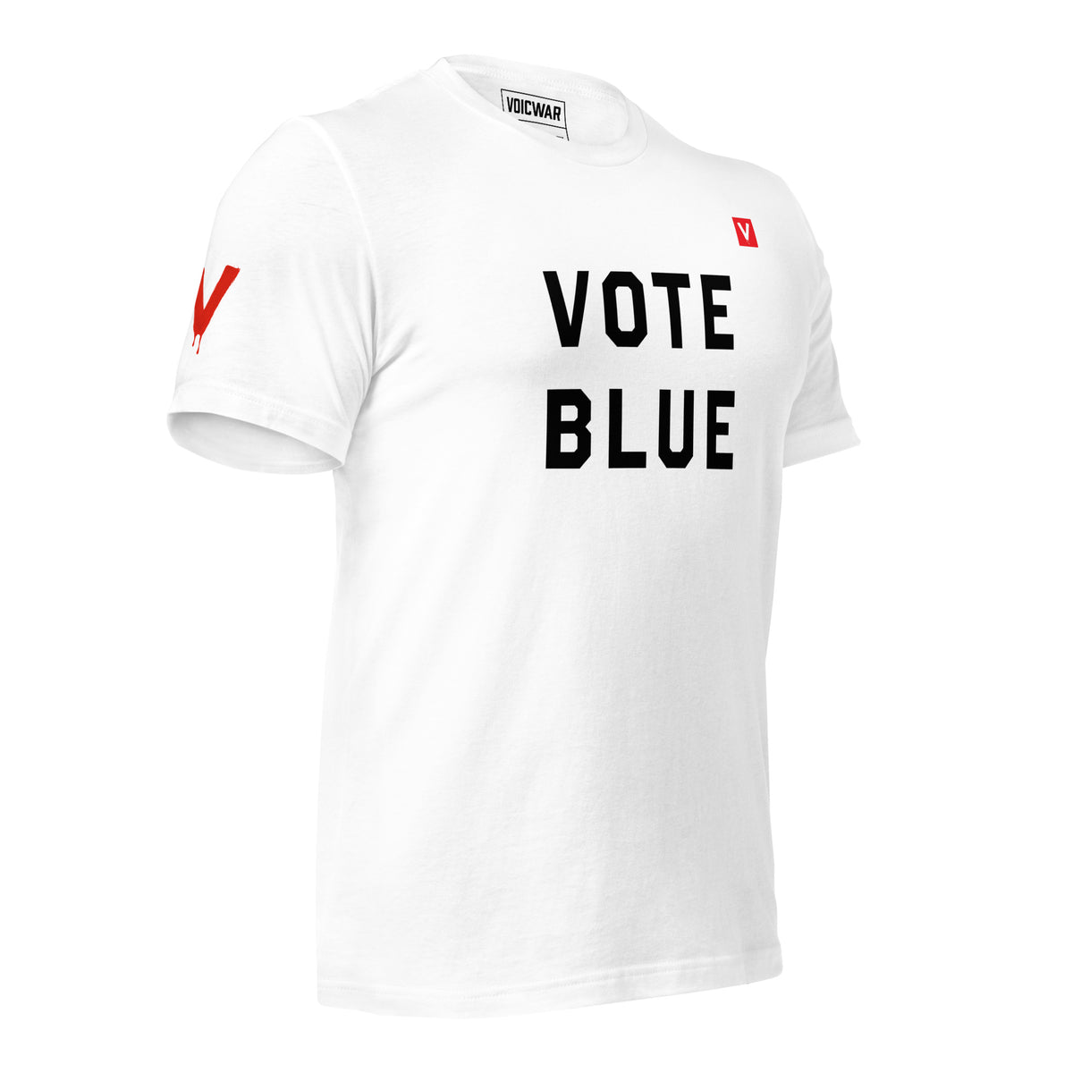 Vote Blue Democratic voter protest t-shirt by VOICWAR